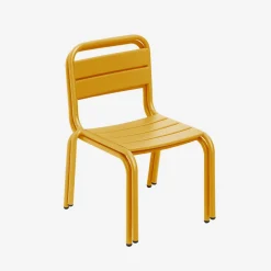 Set di 2 sedie in metallo per bambini