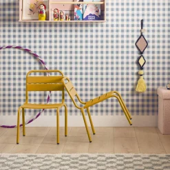 Set di 2 sedie in metallo per bambini
