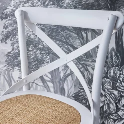 Set di 2 sgabello da bar bistrot vintage legno