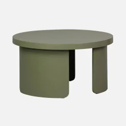 Set di 2 tavolini rotondi impilabili