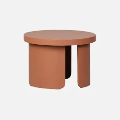 Set di 2 tavolini rotondi impilabili