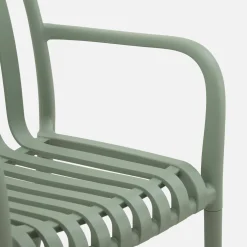Set 4 poltrone da giardino in plastica