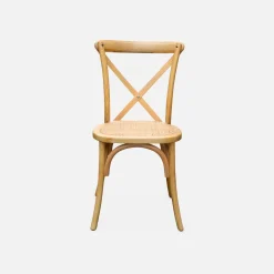 Set 4 sedie da bistrot vintage in legno