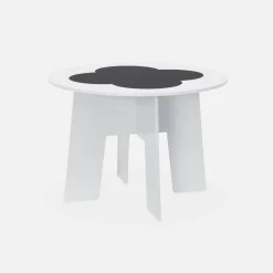 Set tavolo con ardesia e 4 sedie contenitore per bambini