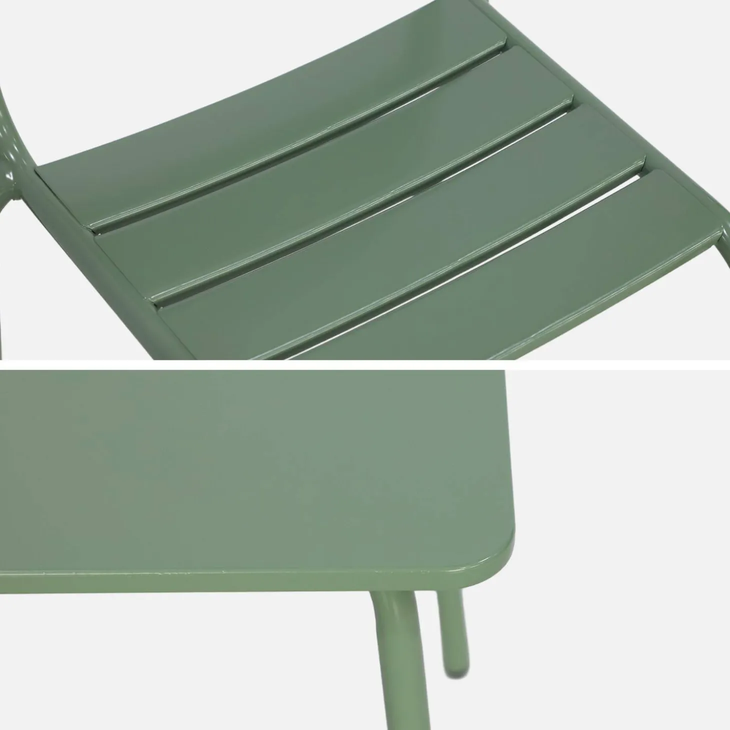 Set tavolo da giardino per bambini in metallo con 4 sedie