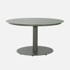 Set tavolo da giardino rotondo in alluminio con 6 sedie