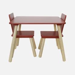 Set tavolo e 2 sedie per bambini