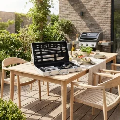 Set 18 utensili per barbecue