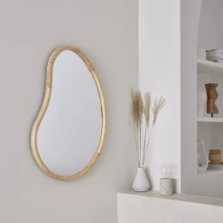 Specchio in legno di abete, 85cm