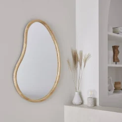 Specchio in legno di abete, 95cm