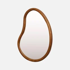 Specchio organico in legno di abete, 65cm