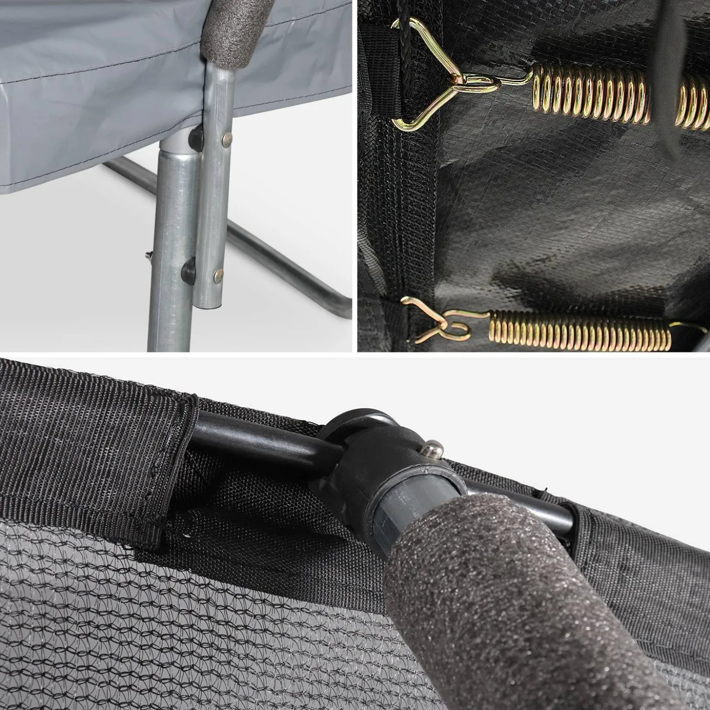Tappeto elastico e kit accessori con rete di protezione interna, 3.05m