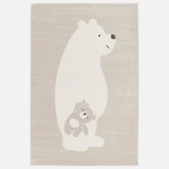 Tappeto per bambini beige/crema, tappeto orsetto