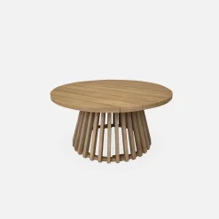 Tavolino da giardino in legno di acacia, 80cm