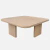 Tavolino da giardino quadrato in legno di acacia, 70cm