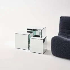 Tavolo cubico a specchio, 30cm
