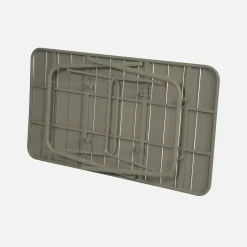 Tavolo da giardino pieghevole in metallo 6 posti, 140cm