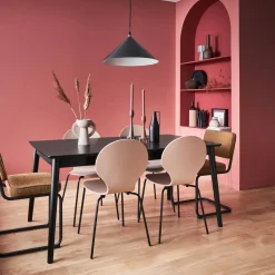 Tavolo da pranzo rettangolare allungabile, 6-8 posti