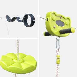 Teleferica da giardino per bambini, 30m