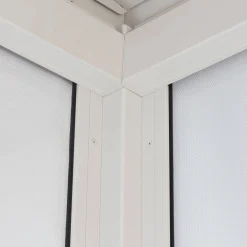 Tenda laterale avvolgibile alluminio e textilene per pergola, 3m