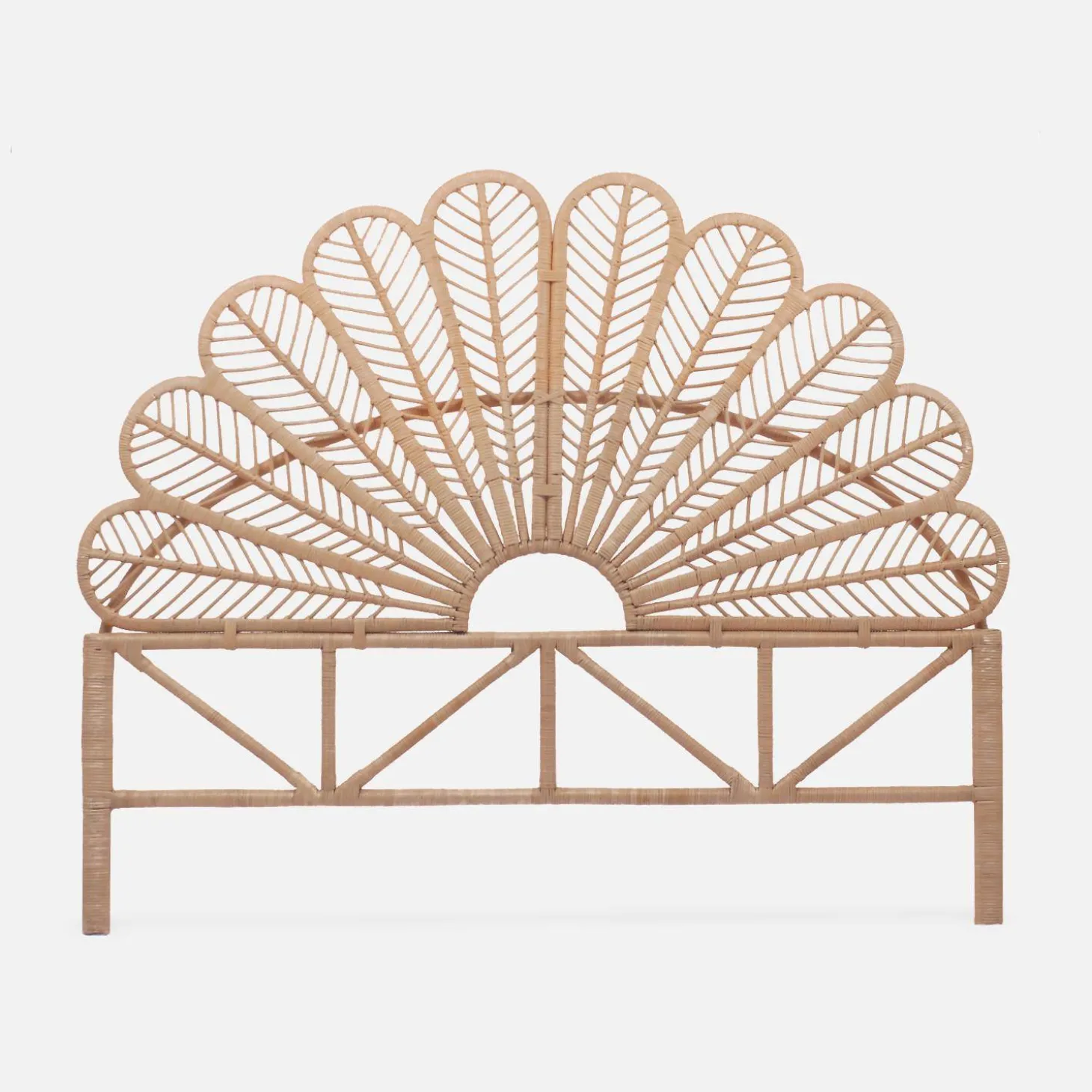 Testata in rattan naturale