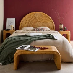 Testata in rattan naturale