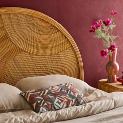 Testata in rattan naturale