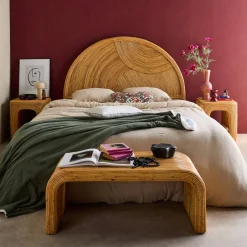 Testata in rattan naturale
