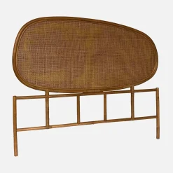 Testata in rattan scuro