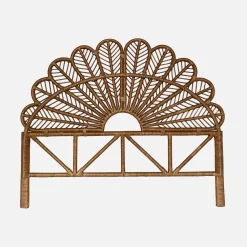 Testata in rattan scuro