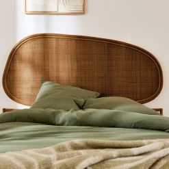 Testata in rattan scuro