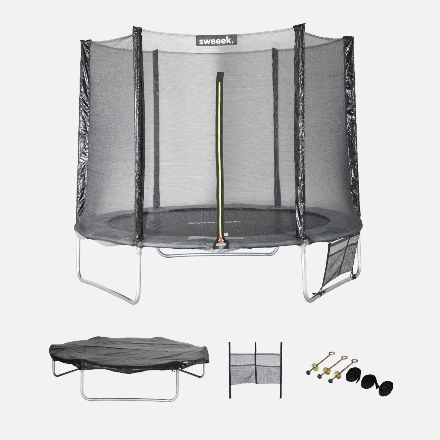 Trampolino 250cm con confezione di accessori