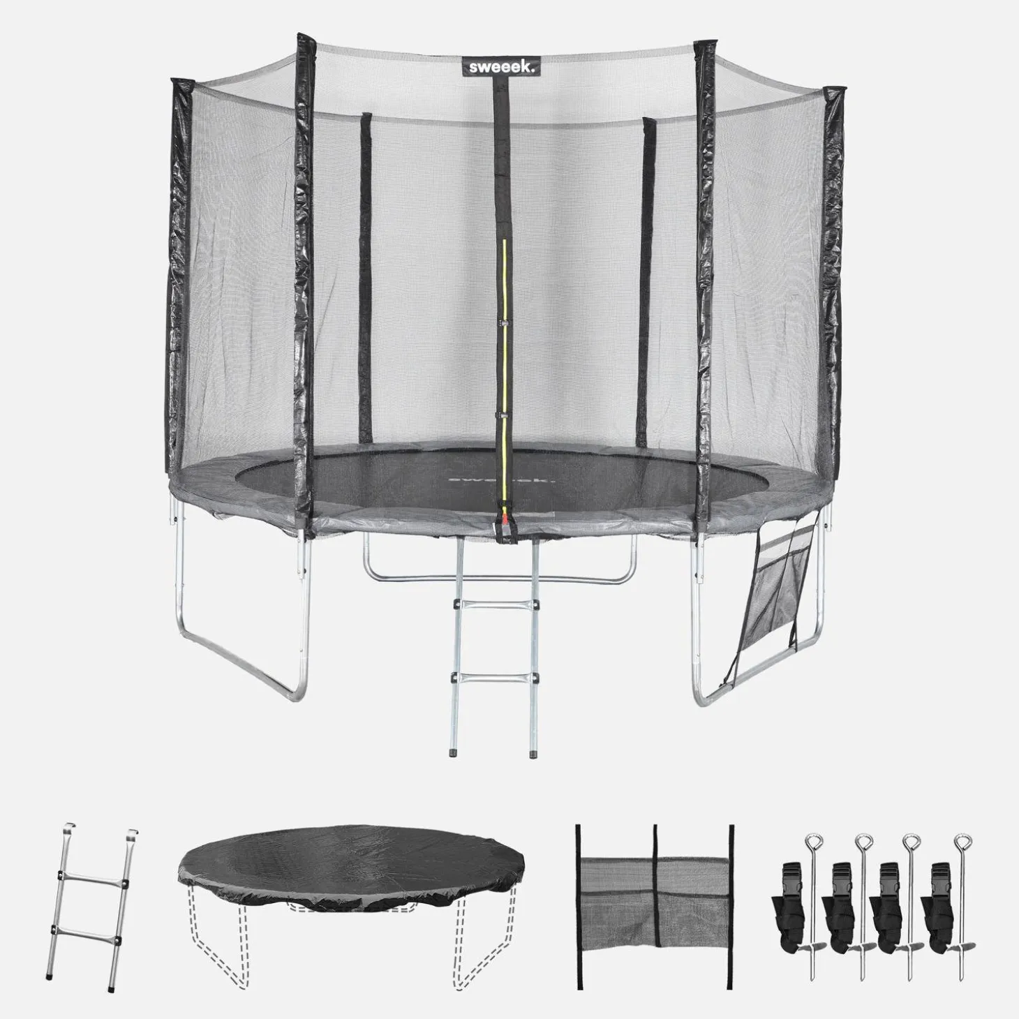 Trampolino 305cm con pacchetto accessori