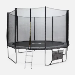 Trampolino 370cm con pacchetto di accessori
