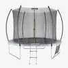 Trampolino 250cm con rete interna e pacchetto accessori