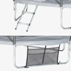 Trampolino 250cm con rete interna e pacchetto accessori