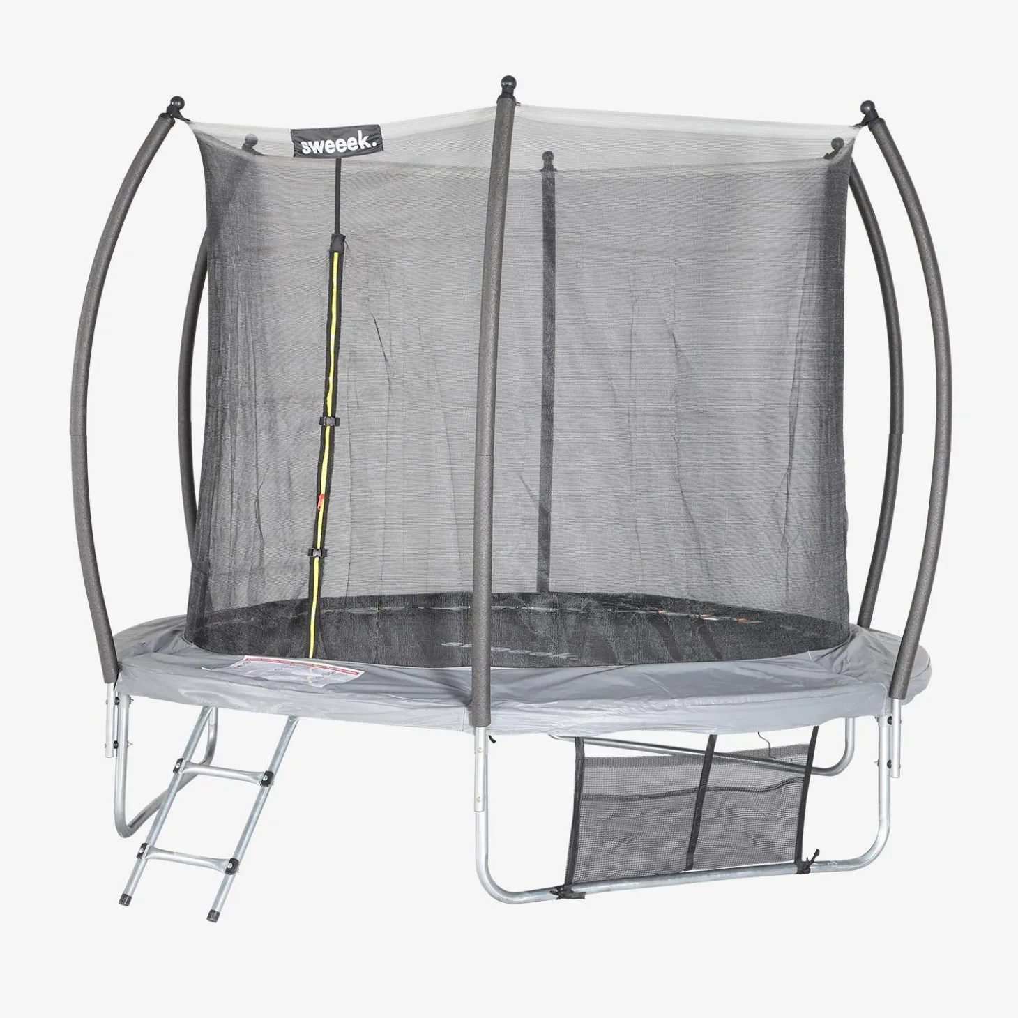 Trampolino 250cm con rete interna e pacchetto accessori