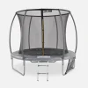 Trampolino 250cm con rete interna e pacchetto accessori