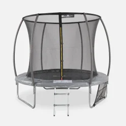 Trampolino 250cm con rete interna e pacchetto accessori